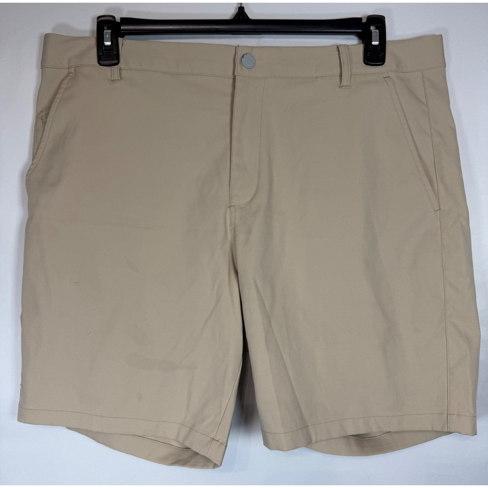 Puma Golf Shorts Mens 38 Khaki Tan Performance Enjoy Golf 537788-06